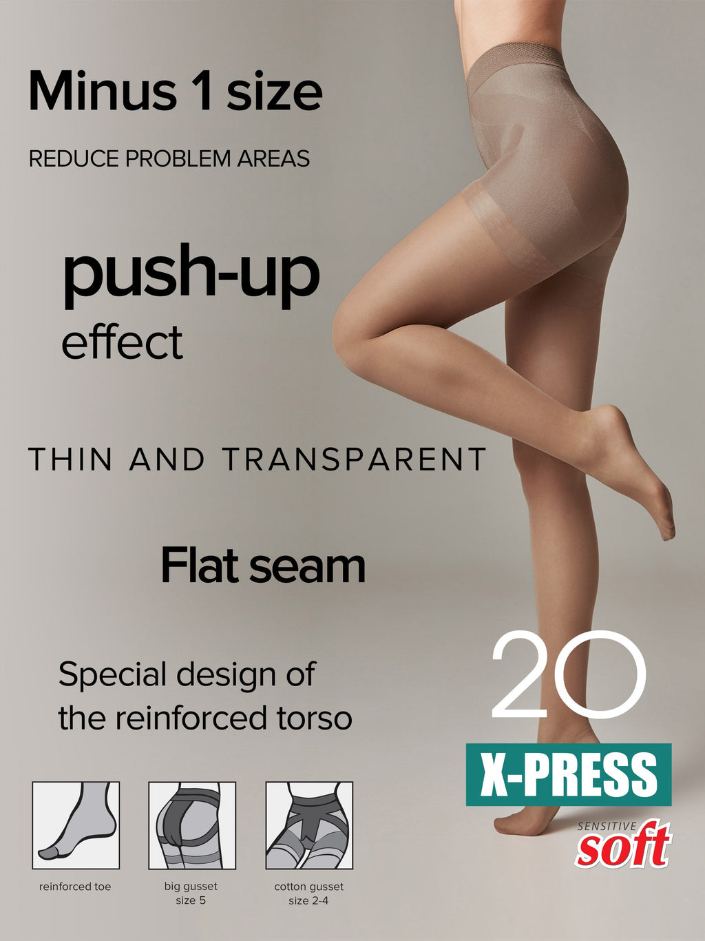 Tights Conte X-Press 20 Den - Body Shaping